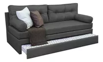 Divan Cama + Colchon Sillon 3 Cuerpos Premium + Cilindros