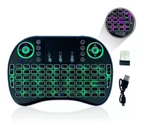 Mini Teclado Controle S/ Fio Touch Led Pc/note/gamer/tvsmart