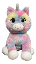 Unicornio De Peluche Grande Multicolor Regala En Gigante