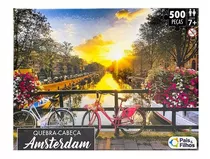 Quebra Cabeca 500 Pecas Amsterdam Pais E Filhos