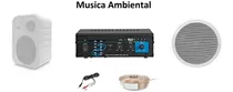 Kit Musica Ambiental 4 Parlantes (facil Instalación)