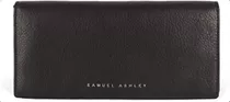 Samuel Ashley Georgia Cartera Larga Piel Vaca Mujer Black