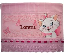 Toalia De Rosto Para Bebe Com Desenho Nome Bonito Pintado