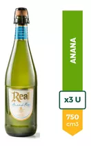 Anana Fizz Real Botella 750ml Pack X3 La Barra Oferta