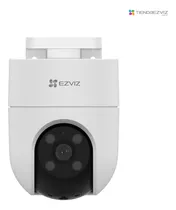 Cámara De Seguridad Ezviz H8c + Micro-sd 64gb Con Resolución De 2mp Visión Nocturna Incluida Blanca