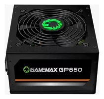 Fonte De Alimentação Gamemax Gp 650w 80 Plus Bronze Preto