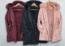 Parkas Con Piel Talles Grande