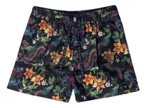 Traje De Baño Short Malla Beach Master Print E Luxo Habitu