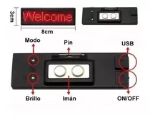 Letrero Led Personal Escarapela Luminosa Programable A19,90