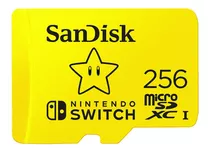 Tarjeta De Memoria Micro Sd Sandisk Nintendo Switch 256gb 