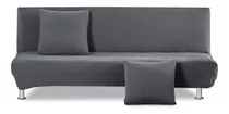 Fundas De Sofá Cama,fundas Para Futón,160-190cm Gris Oscuro