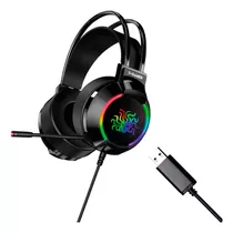 Headset Gamer 5+ Rgb 7.1 Usb Plug And Play - W5-2000