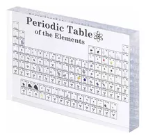 Tabla Periodica De Acrílico De Elementos De Decoración Tabla