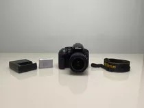  Nikon Kit D5300 + Lente 18-55mm Vr Dslr Cor  Preto Seminovo