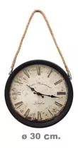 Reloj De Pared Diseño Simil Antiguo Diametro 30cm Diseño Vgo