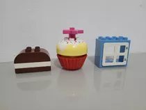 Lote O Meu Primeiro Cupcake Lego Duplo + Peça Extra Blocos