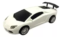 Carrinho De Controle Remoto Super Esportivo Carro Brinquedo Cor Lamborguini Branca