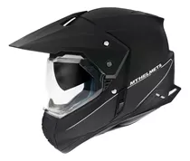 Casco Moto Mt Synchrony Duo sport negro Mate doble Visor