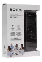  Grabadora Digital Sony Icd-px370 / 4gb / Usb / Mp3 / Bateri