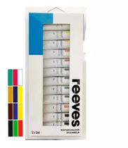 Acuarelas Reeves Pomos De 12ml X 12 Colores.profesional