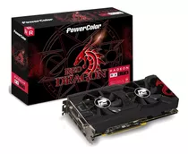 Placa De Vídeo Amd Powercolor  Red Dragon Radeon Rx 500 Series Rx 570 Axrx 570 4gbd5-3dhd/oc Oc Edition 4gb