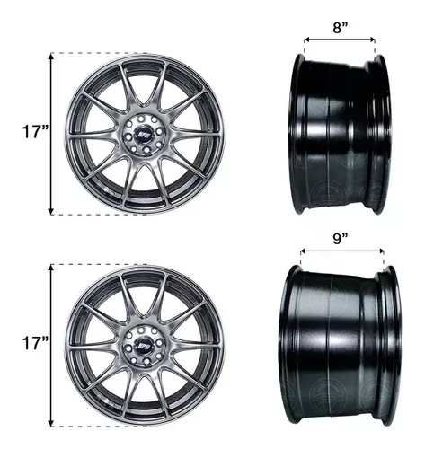 Rines Pulg Progresivos Gris Aluminio Pza En Venta En