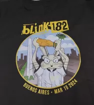 Diseño Remera Blink-182 Lolla Argentina 2024