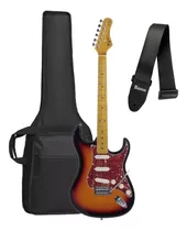 Guitarra Tagima Tg-530 Sunburst - Regulada Com Bag E Correia