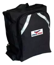 Mochila Bolsa Lona Resistente Qualidade Muito Grande Cor Preto