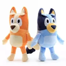 Set Dos Peluches Serie Bluey De 28 Cm (nuevos Bluey Y Bingo)