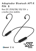 Adaptador Bluetooth Kz Aptx Plus Pin A / B / C / Mmcx - Representante Oficial Kz