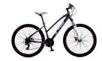 Mountain Bike Femenina S-pro Aspen 27.5 21v Frenos De Disco Mecánico Cambios Shimano Tx35 Color Negro