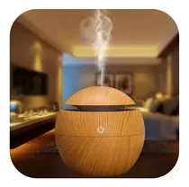 Humidificador De Aire Ultrasónico Táctil Con Difusor De Aroma, 200 Ml, Color Marrón Claro, 5 V