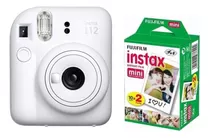 Cámara Instantánea Fujifilm Instax Kit Mini 12 + 20 Films Clay/white