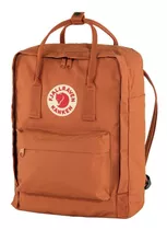 Mochila Urbana Fjallraven Kanken Kånken Classic Color Burnt Orange Diseño Liso