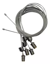 Kit Colgar Cable Tensor Panel Led 120x30 Suspension Color Gris