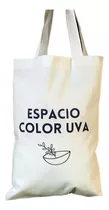 50 Bolsas Tela Lienzo Tote Bag 30x40 Estampadas Con Tu Logo
