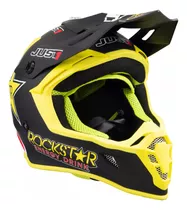 Casco Just 1 Enduro Motocross Rockstar Energy Edition