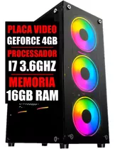 Pc Gamer Barato Core I7 / Placa Geforce 4gb / 480gb / Wifi