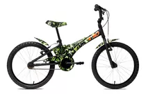 Bicicleta Infantil Groove Camuflada 20 Verde Tamanho Do Quadro Único