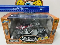 Moto De Colección Jada Toys, Von Dutch, Escala 1:18. Nueva.