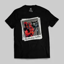 Remera Jack Lee -  44 Deadpool Birthday Selfie