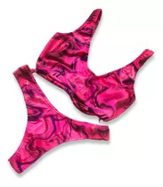 Bikini Conjunto Talle M Top Y Bombacha V