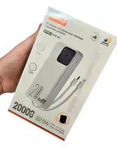 Carregador Portátil Agold Bte37 20000mah