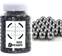 Esfera Atiradeira Estilingue Bodoque - 500 Esferas Aço 8mm