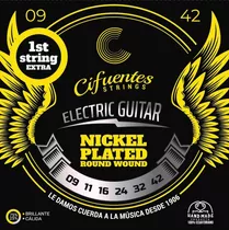 Cuerdas Guitarra Electrica 09-42 Nickel Plated Ac9 Cifuentes