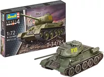 Tanque Soviético T-34/85 1/72 Model Kit Revell