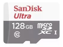 Cartão De Memória Sandisk 128gb Micro Sd Classe 10 Ultra 