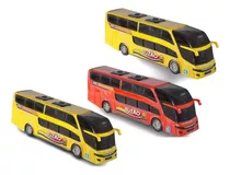 Kit 3 Miniatura De Ônibus 25 Cm