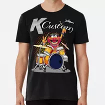 Remera Animal Baterista K Personalizado Algodon Premium